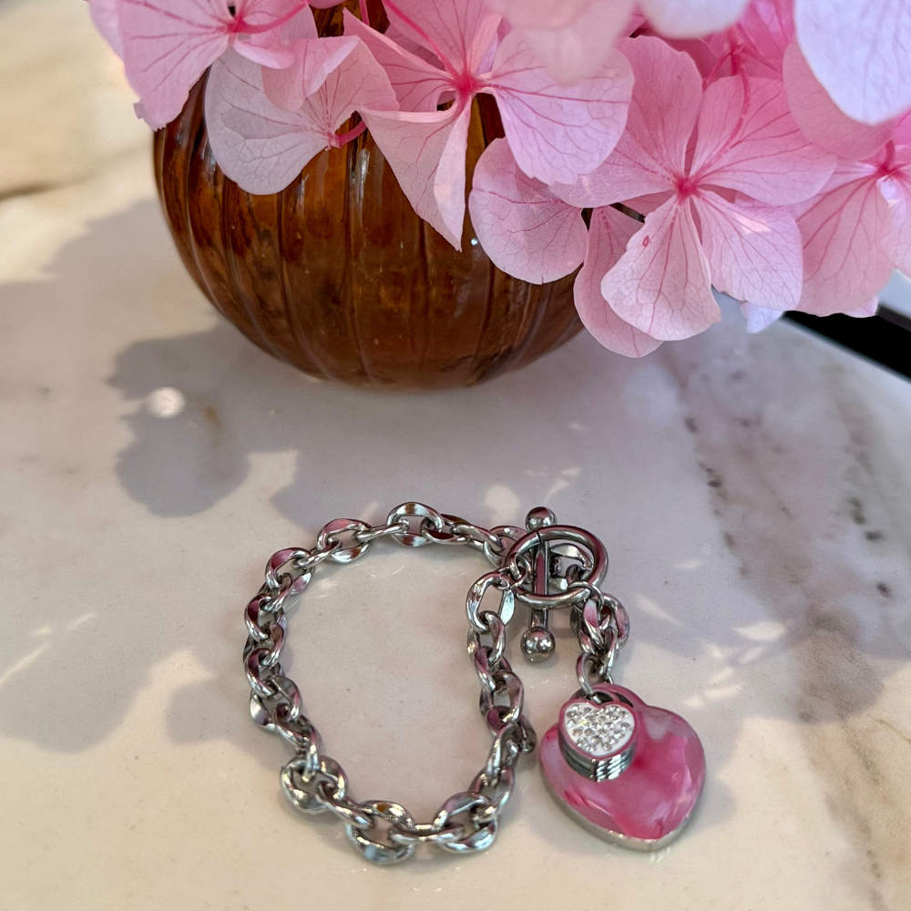 Coeur Edition link bracelet “Love Yourself”